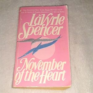 Vintage 1994 November of the Heart paperback book by Lavyrle Spencer